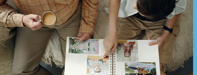 Fotoalbum s špiralno vezavo