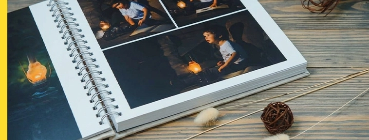 Fotoalbum s špiralno vezavo